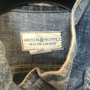 Denim & Supply AMERICAN FLAG denim vest